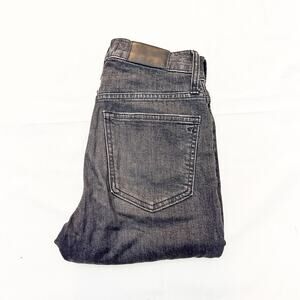 Madewell The Perfect Vintage Crop Jean Charcoal Black Denim Size 24P